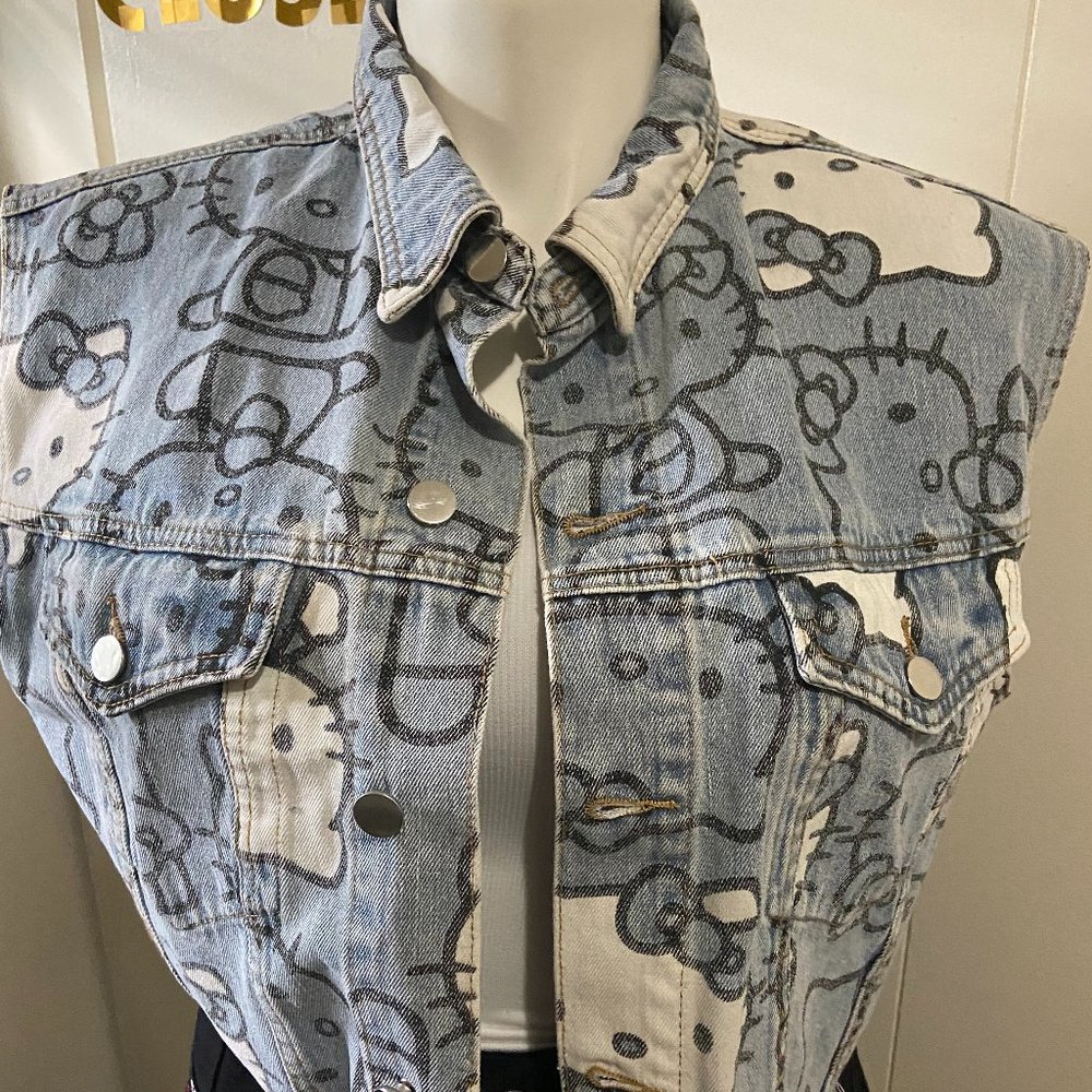 Hello Kitty Denim Vest